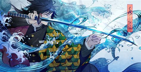 #Anime Demon Slayer: Kimetsu no Yaiba Giyuu Tomioka #1080P #wallpaper #hdwallpaper #desktop ...