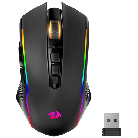 Redragon Gaming Mouse, Wireless Mouse Gaming with RGB Backlit,8000 DPI ...