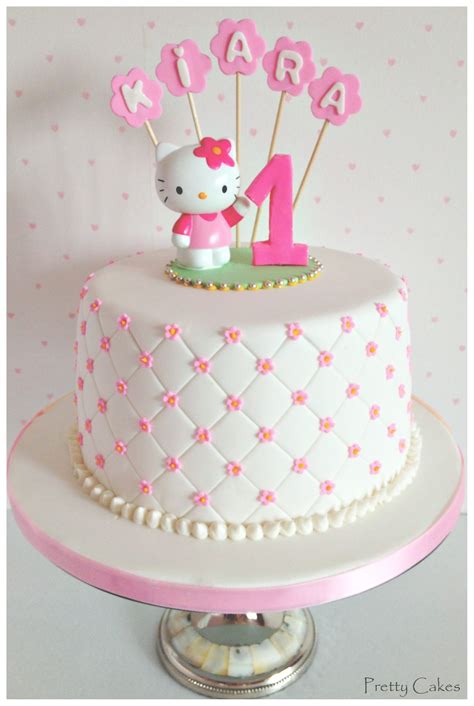 1st Birthday Cake Hello Kitty - The Cake Boutique