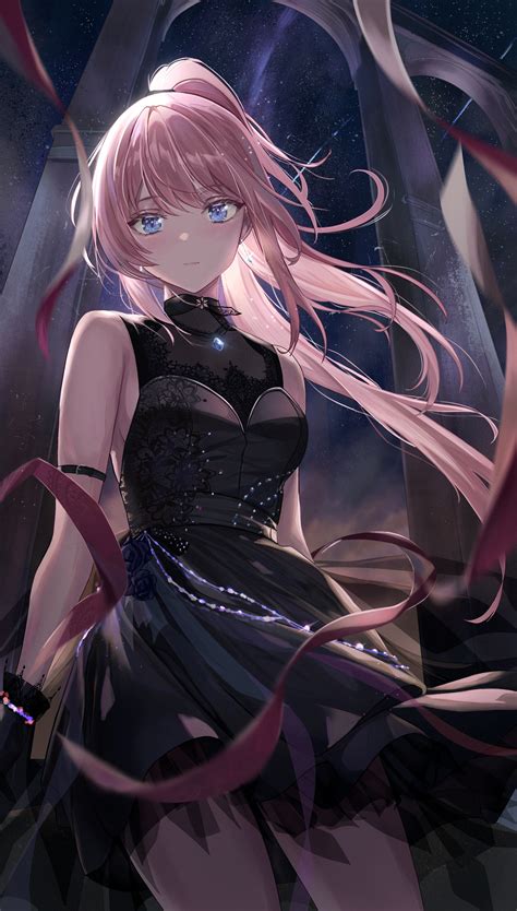 Anime Anime Girls Pink Hair Blue Eyes Dress Wallpaper - Resolution:1818x3200 - ID:1356753 ...