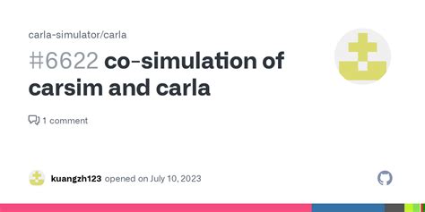 co-simulation of carsim and carla · Issue #6622 · carla-simulator/carla · GitHub