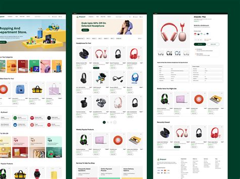 E-Commerce Website Design - Home Page by Musemind- UI/UX Design Agency on Dribbble