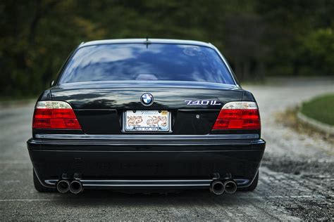 2001 BMW 740il Individual - Black on Black - Suede & Leather Int. - Air Lift - VSKF