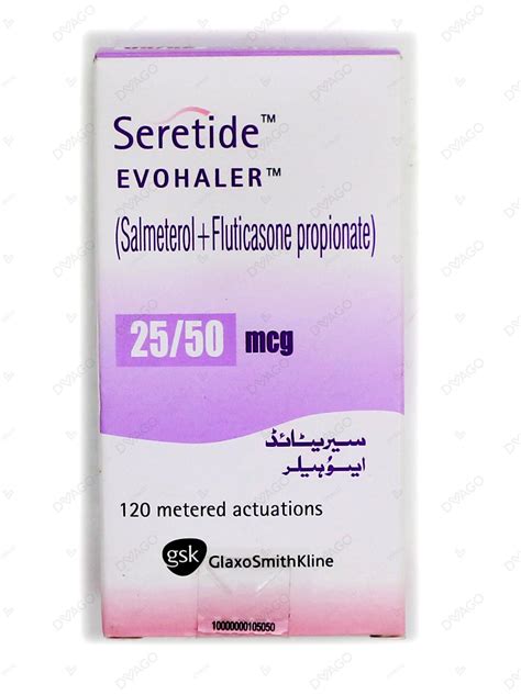 Seretide Evohaler Inhaler 25/50 — DVAGO®