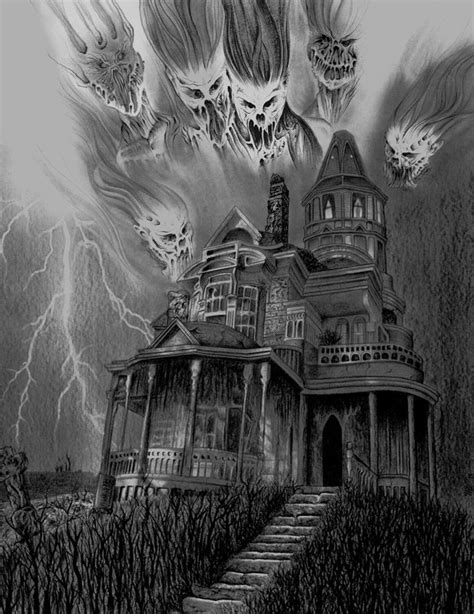 Picture Of A Haunted House Drawing – Warehouse of Ideas