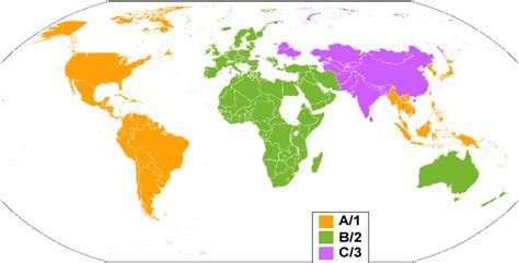 Blu Ray Regions Map