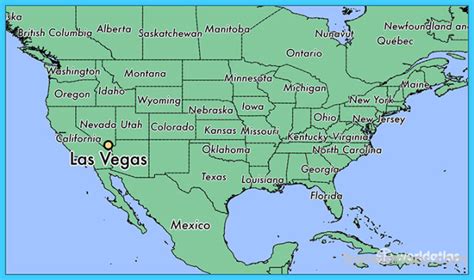 Where is Las Vegas? | Las Vegas Map | Map of Las Vegas - TravelsMaps.Com