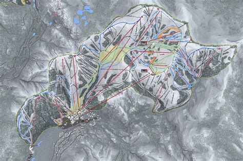 California Ski Maps | Squaw Valley Ski Resort Trail Map