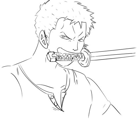 Zoro Sketch by vicse on DeviantArt