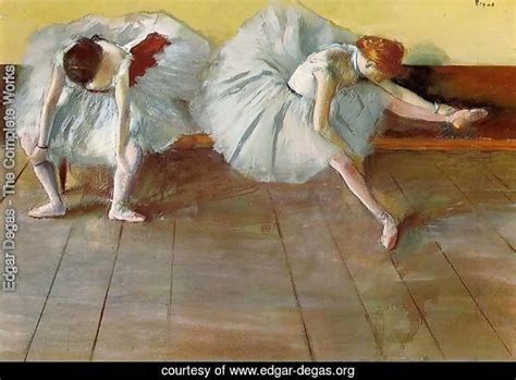 Edgar Degas - The Complete Works - Two Ballet Dancers I - edgar-degas.org