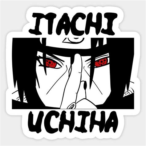 Itachi Uchiha - Itachi - Pegatina | TeePublic MX | Fond d'ecran dessin ...