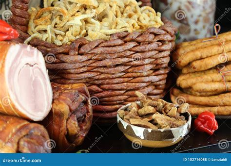 Pork cracklings stock photo. Image of cracklings, cholesterol - 102716088