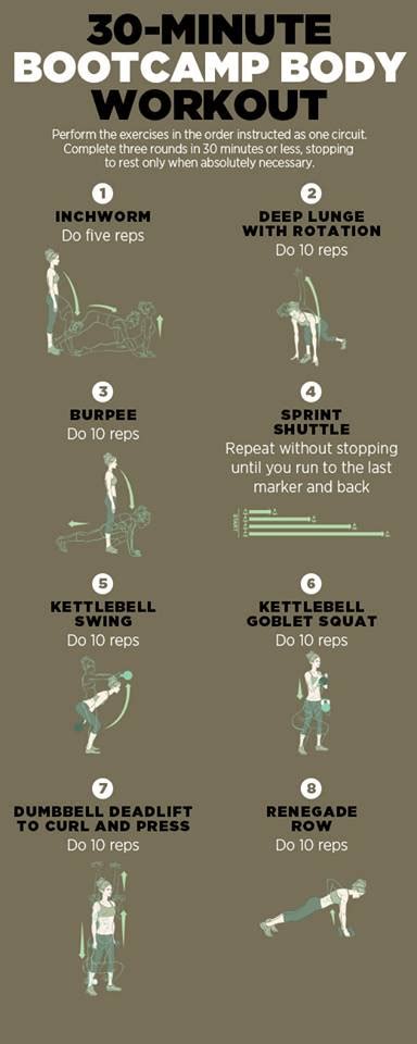 30-Minute Boot Camp Workout: Shape Your Body With These 8 Exercises - Women Daily Magazine