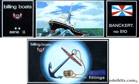 Billing Boats 1/50 Banckert Tugboat With Fittings Set - 25.6 Inches Long For R/C Or Display, 510