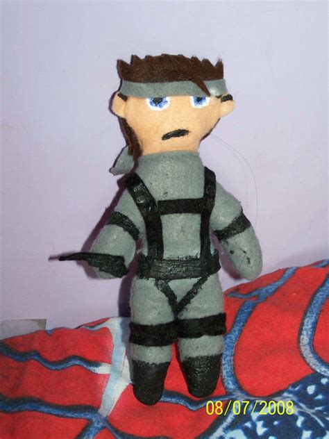 Solid Snake plush by FlightlessAngels on deviantART