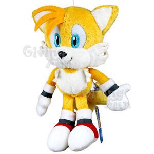 New Genuine Sonic The Hedgehog 8" Tails Sega Game Soft Plush Figure Doll Toy | eBay