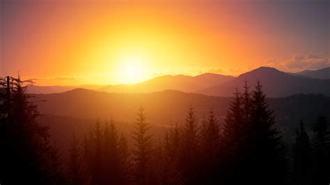 Mountain Sunrise Wallpapers - Top Free Mountain Sunrise Backgrounds - WallpaperAccess