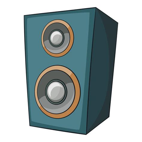 Music speaker icon, cartoon style 15222932 Vector Art at Vecteezy