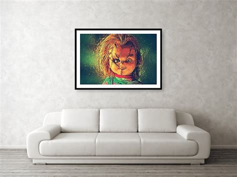 Chucky Illustration Chucky Doll Movie Poster Horror | Etsy