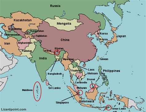 labeled map of Asia Geography Quiz, Asia Map, Adelphi, Baddie Tips, Msw ...