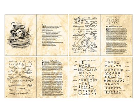 Harry Potter Spell Book Printable Pages