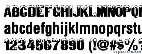 Ice &Snow Normal Font Download Free / LegionFonts