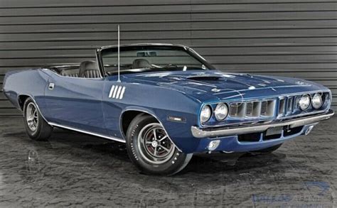 1-Of-5: 1971 Plymouth ‘Cuda 440-6 Convertible | Barn Finds