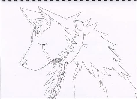 Sad Wolf Drawing at GetDrawings | Free download