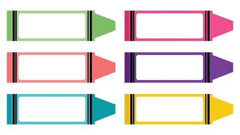 Free Printable Crayon Labels - Free Printable Templates