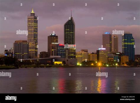 The Perth city skyline Stock Photo - Alamy