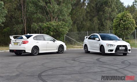 2016 Mitsubishi Evo vs Subaru WRX STI-3