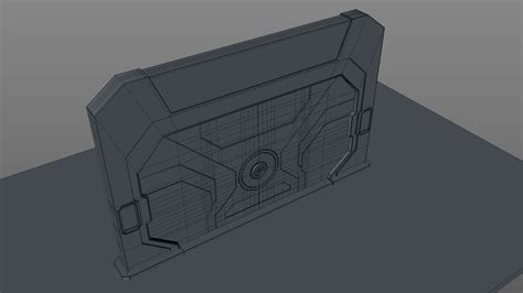 Sci Fi Door 3D Model $8 - .c4d .obj .fbx .3ds - Free3D