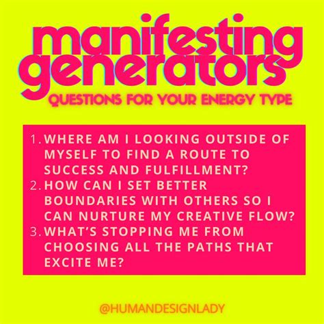 Human Design Manifesting Generator Masterclass