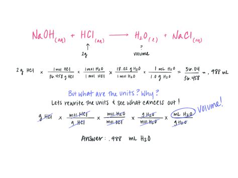 Stoichiometry Examples