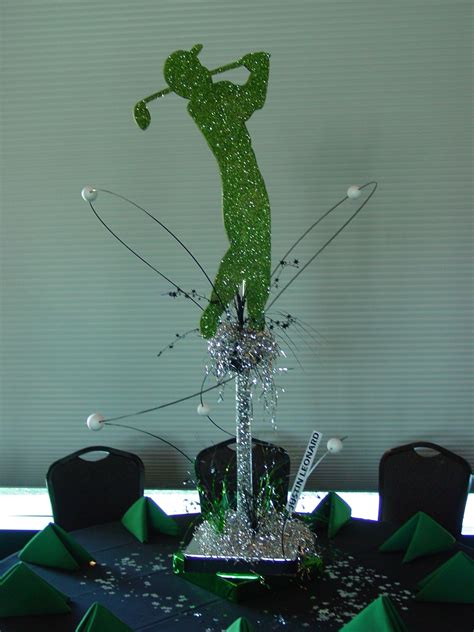 Golf FancyThattt.com | Golf centerpieces, Golf theme party, Golf party