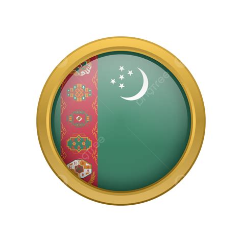 Turkmenistan Flag Vector, Turkmenistan, Flag, Turkmenistan Day PNG and ...