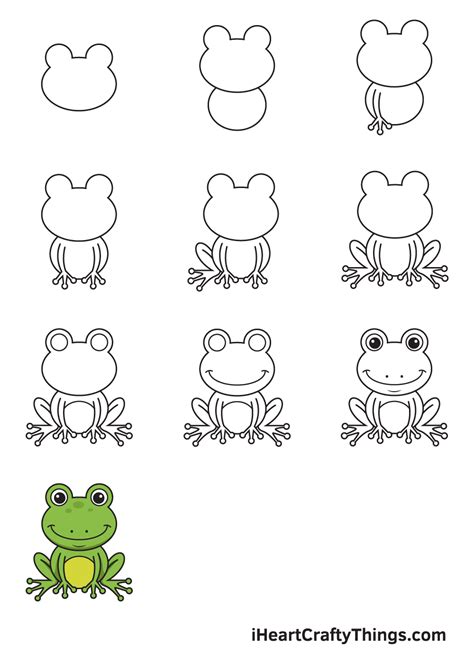 How To Draw An Easy Frog Easy Drawing Tutorial For Kids – NBKomputer