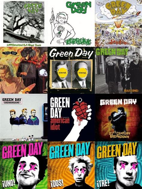 Green Day Fan Art: Green Day Albums | Green day albums, Green day ...