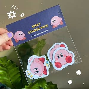 Kirby Sticker Pack / Kirby Stickers - Etsy