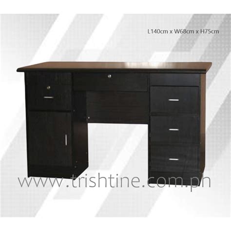 Modern Office Table With Center, Pedestal Drawers And, 60% OFF