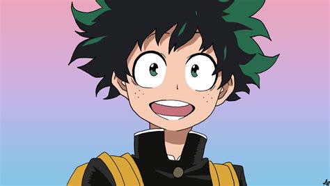 1360x768 Izuku Midoriya Art My Hero Academia Desktop Laptop HD Wallpaper, HD Anime 4K Wallpapers ...