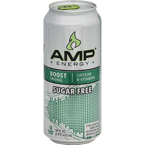 AMP Energy Drink, Boost Original, Citrus, Sugar Free | Buehler's