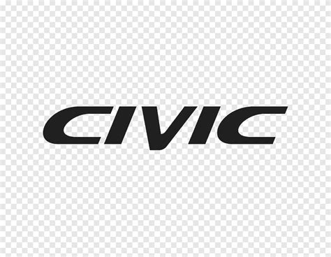 Brand Logo Product design Font, honda civic, text, logo png | PNGEgg