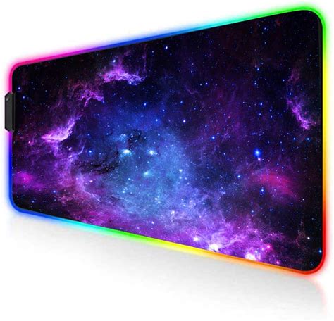 AILRINNI RGB Gaming Mouse Mat – Large XXL Mouse Mat 800 x 300 mm, 14 Modes LED Luminous Mouse ...