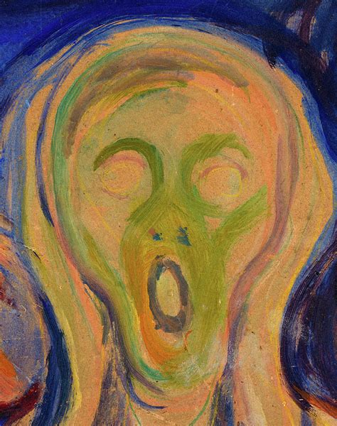 Face, The Scream Painting by Edvard Munch - Fine Art America