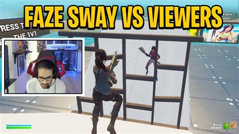 FaZe Sway VS Viewers 1v1 Buildfights! - YouTube