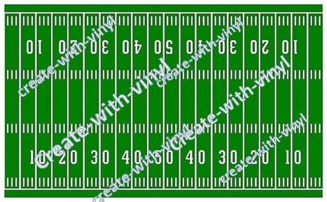 Full FOOTBALL field SVG file Silhouette Cameo Cricut | Etsy