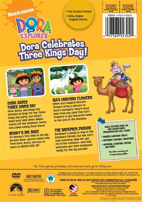 Dora The Explorer: Dora Celebrates Three Kings Day! (DVD 2008) | DVD Empire