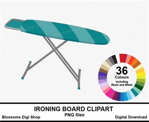 Ironing Board Clip Art Stripe Pattern Sticker Png Multi - Etsy