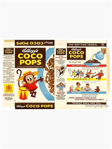 "Coco Pops 1961 advert." Canvas Print by timothybeighton | Redbubble